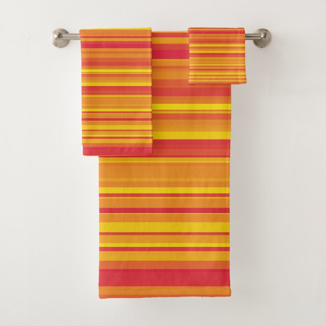 Bandes Orange Rouge Jaune (En situation)