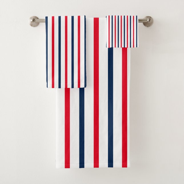Bandes patriotiques rouges bleues (En situation)