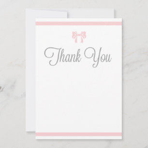 Bandes roses avec Merci de Bow