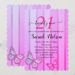 Bandes roses et violettes et Invitation de mouches