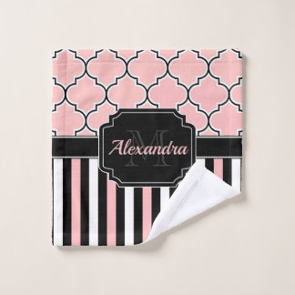 Bandes roses & Quatrefoil