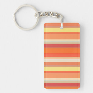 Bandes rouges mignonnes orange