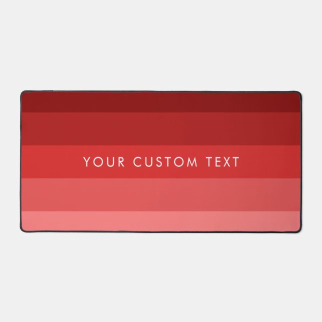 Bandes rouges motif de bureau (Recto)