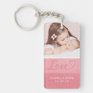 Bandes sucrées   Love Baby Girl Typography Photo