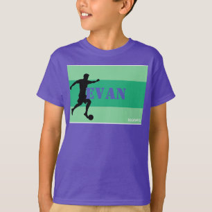 Bandes T-Shirt Green personnalisées pour garçon HA