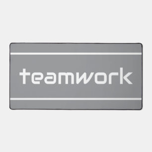 Bandes TEAMWORK blanches modernes et élégantes sur
