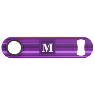 Bandes violettes monogrammes