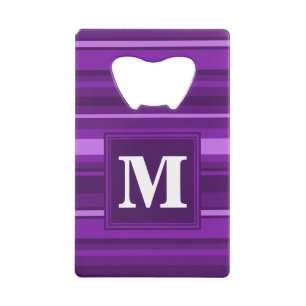 Bandes violettes monogrammes