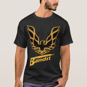 Bandit Firebird – Gold Muscle-Car-Design T-Shirt