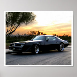Bandit im Arizona-Sonnenuntergang Poster