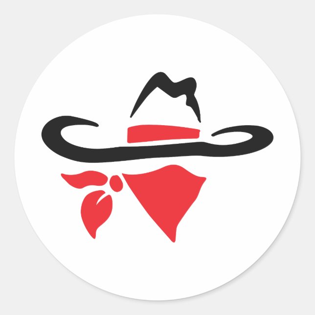 BANDIT OUTLAW RUNDER AUFKLEBER (Vorderseite)