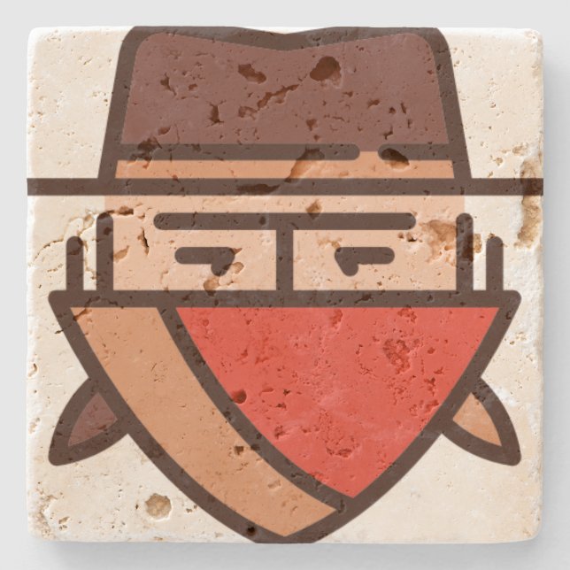 Bandit Steinuntersetzer (Vorderseite)