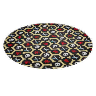 Bandit-Thema-Muster Schneidebrett