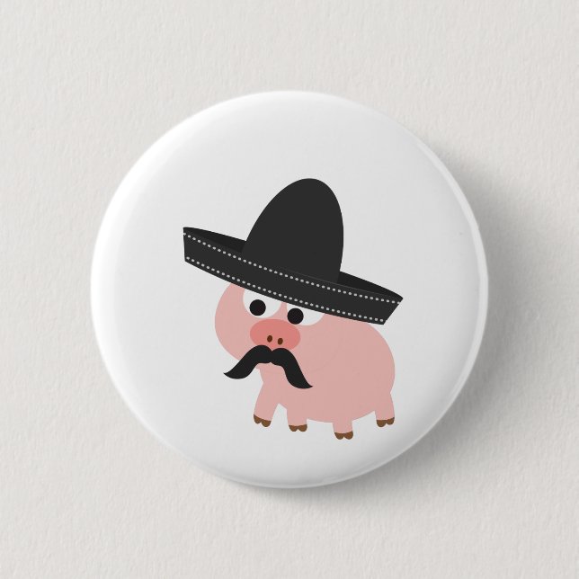 Bandito Pig Button (Vorderseite)