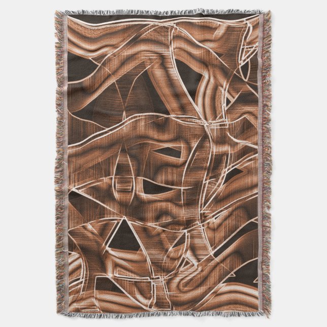Bandkurven, brauner Ausschnitt mit Relief und Über Decke (Vorderseite Vertikal)