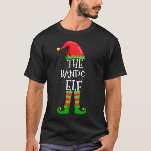 Bando Elf Familie Matching Weihnachtsgruppe Funny T-Shirt