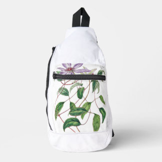 Bandoulière Bouquet de fleurs plantes Imprimer Couper Sac à co
