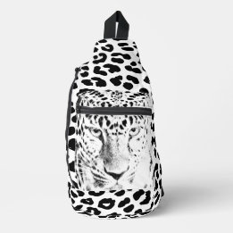 Bandoulière Fascinant sac à élingue Empreinte de léopard