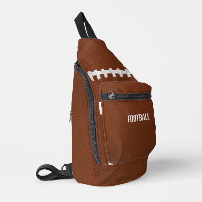 Bandoulière Sac à bille de conception de football (Coin gauche)