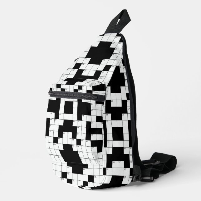 Bandoulière Sac à bille de conception de mots croisés (Coin droit)