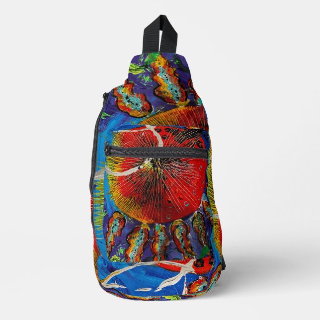 Bandoulière Sac à bille de tournesol (Recto)