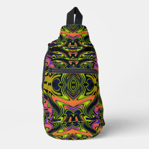 Bandoulière Sac à bille rose du carnaval de Tribe Rétro