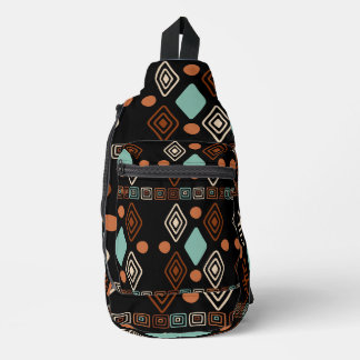 Bandoulière Sac à billes tribus imprimé