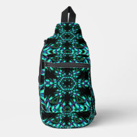 Sac à élingue bleu Kaleidoscope