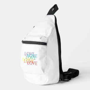 Bandoulière Sac à élingue RAINBOVE LOVE