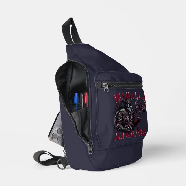 Bandoulière Sac à sling pour guerrier Valhalla (Ouvrir)