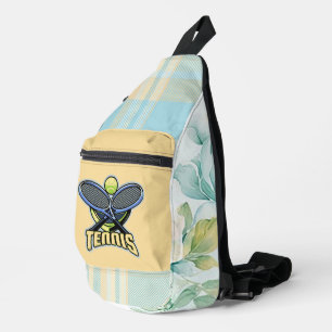 Bandoulière "Tennis Love" Print Cut Sac à coudre