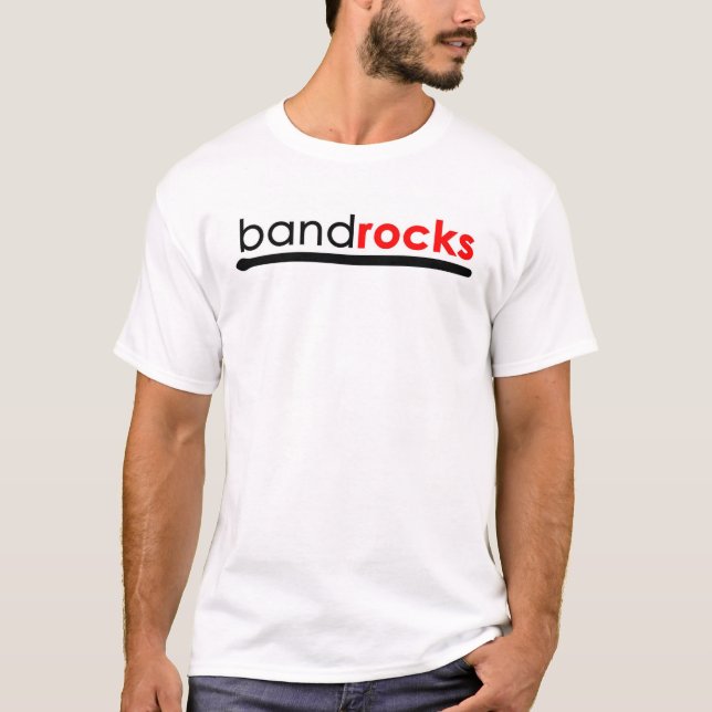 bandRocks T-Shirt (Vorderseite)