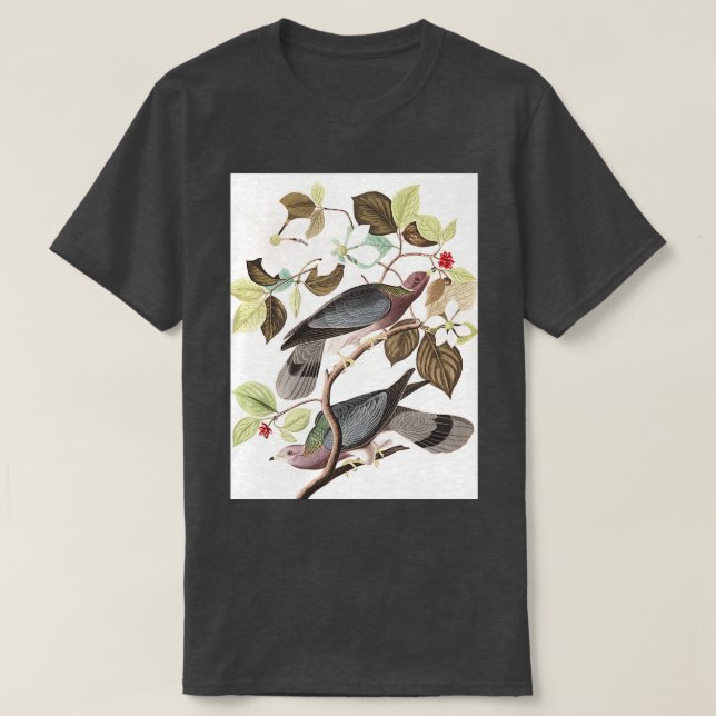 Bandschwanztaube 2 T-Shirt (Design vorne)