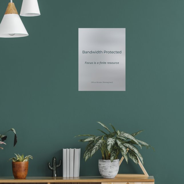 BANDWIDTH PROTECTED POSTER (Wohnzimmer 1)