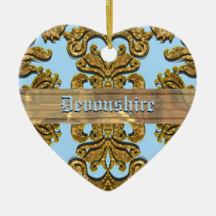 Bandwright Gigi viktorianischer Damast Keramikornament