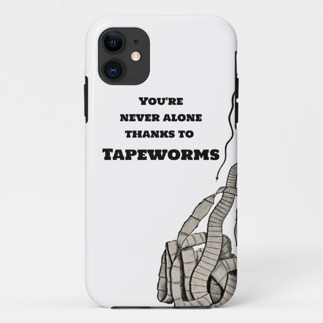 Bandwurm und Sie Case-Mate iPhone Hülle (Rückseite)