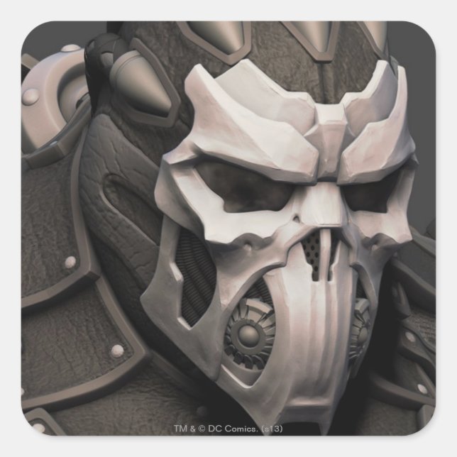 Bane Alternate - Head Quadratischer Aufkleber (Vorderseite)