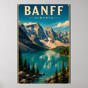 🏔️ Banff Alberta Bergsee Poster