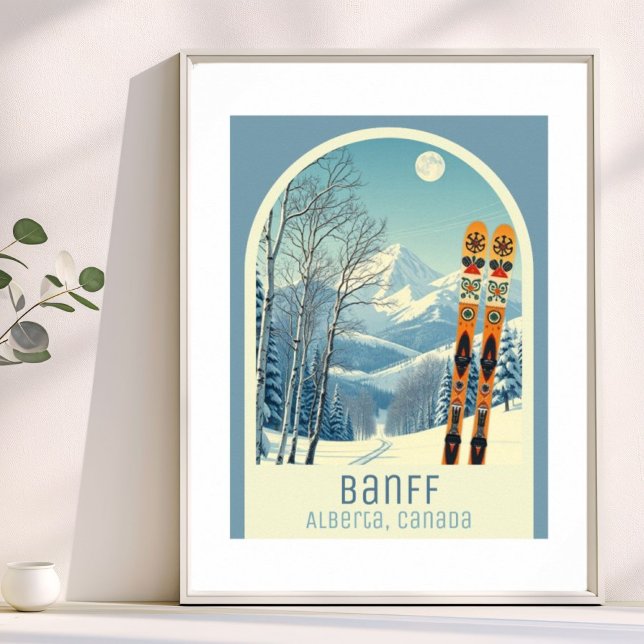 Banff Alberta Kanada Skiurlaub Poster (Von Creator hochgeladen)