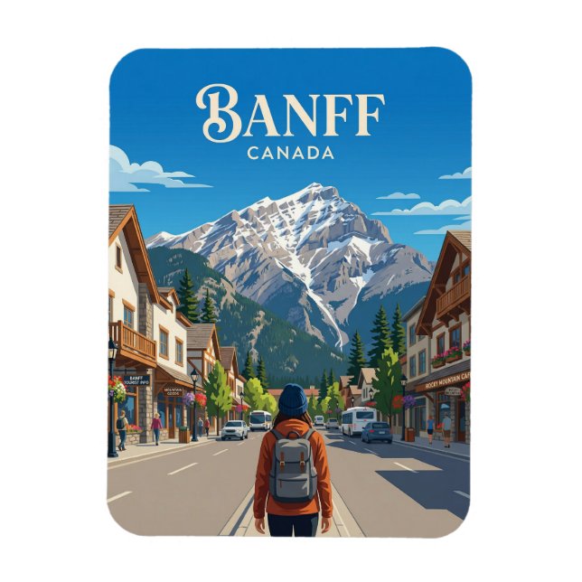 BANFF CANADA MAGNET (Vertikal)