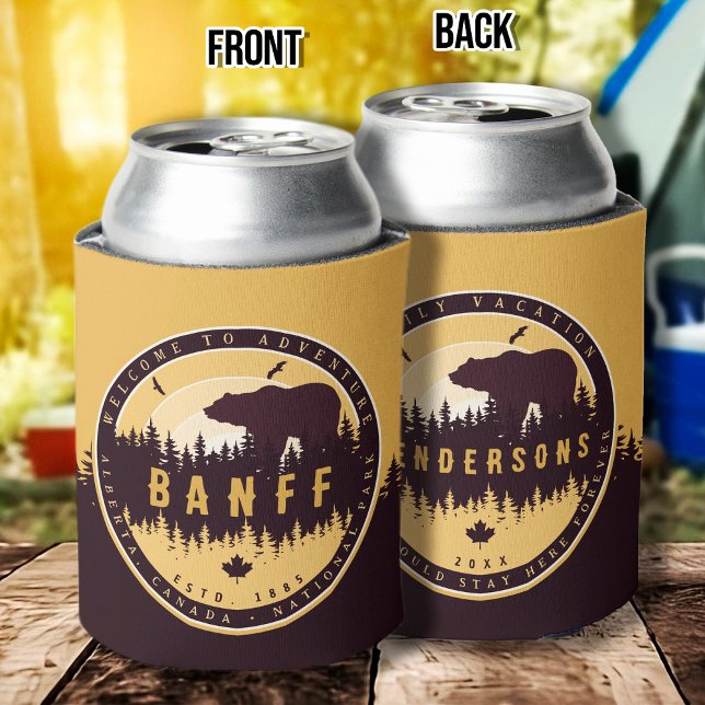 Banff Canada Rocky Mountains Vintages Camping Dosenkühler (Von Creator hochgeladen)