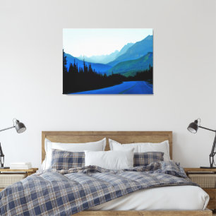 Banff Jasper Blue Leinwanddruck