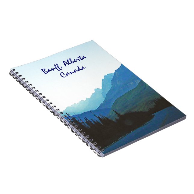 Banff-Jaspis-Blau Notizblock (Rechte Seite)