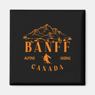 Banff Kanada Alpin-Ski-Resort Berg Souvenir Magnet