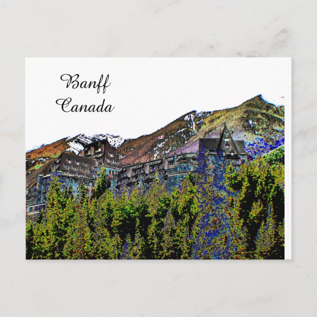 Banff, Kanada, Postcard Postkarte (Vorderseite)