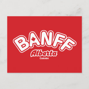 Banff Leaf Postkarte