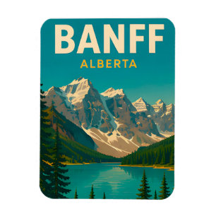 🏔 Banff Moderne Berglandschaftsstil 🏔 Magnet
