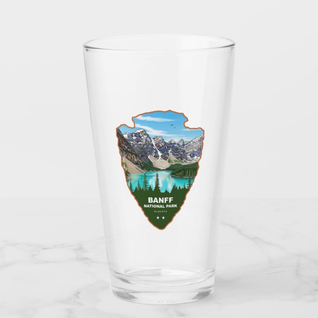 Banff National Park Alberta Arrowhead Glas (Vorderseite)