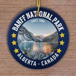 Banff National Park Alberta Canada Keramik Ornament