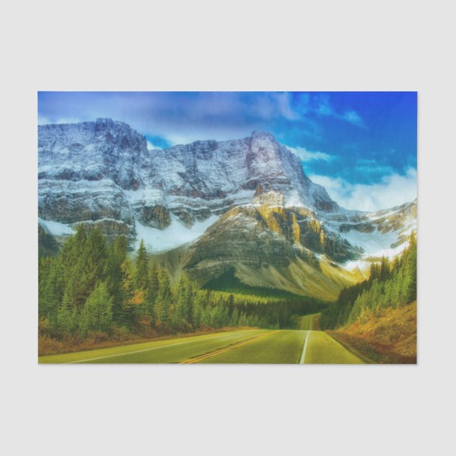 Banff National Park, Alberta Canada Mountains Seidenpapier (Vorderseite)